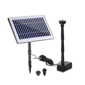 Gardeon Solar Pond Pump 4.6FT: Eco-Friendly Fountain with Brushless DC Pump, 500L/H Flow, Easy Setup & 5m Cable