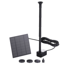 Gardeon Solar Pond Pump Submersible Water Fountain Kit - 160L/H, DC Brushless, Adjustable Height, 4 Nozzles, IP68