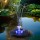 Gardeon Solar Pond Fountain Pump with LED Lights - 6 Nozzles, 200L/H Flow, Durable DC Brushless Tech, Easy Setup