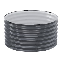 Green Fingers Raised Garden Bed 90x45cm Galvanised Steel Planter Box, Anti-Rust, Durable, for Vegetables & Herbs