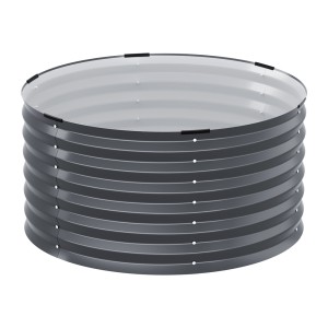 Green Fingers Raised Garden Bed 90x45cm Galvanised Steel Planter Box, Anti-Rust, Durable, for Vegetables & Herbs