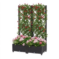 Green Fingers Vertical Raised Garden Bed 80x40x122cm Self Watering Elevated Planter for Veggies Herbs