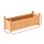 Greenfingers Wooden Raised Garden Bed 90x30x33cm - Eco-Friendly Fir Wood Planter Box for Vegetables & Flowers