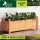 Greenfingers Wooden Raised Garden Bed 90x30x33cm - Eco-Friendly Fir Wood Planter Box for Vegetables & Flowers