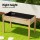 Greenfingers 120x60x80cm Elevated Wooden Garden Bed - Durable Fir Wood Planter Box with Liner, Easy Assembly