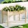 Greenfingers 120x60x80cm Elevated Wooden Garden Bed - Durable Fir Wood Planter Box with Liner, Easy Assembly