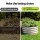 Green Fingers Raised Garden Bed Galvanised Oval Metal Planter Box Large 120x60x30cm Silver Durable Outdoor