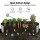 Green Fingers Raised Garden Bed Galvanised Oval Metal Planter Box Large 120x60x30cm Silver Durable Outdoor