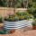 Green Fingers Raised Garden Bed Galvanised Oval Metal Planter Box Large 120x60x30cm Silver Durable Outdoor