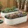 Green Fingers Raised Garden Bed 2 Pack Galvanised Planter Boxes 120x60x30cm Cream Rust Resistant 2-Pk