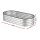 Green Fingers Raised Garden Bed Galvanised Oval Metal Planter 150x70x30cm Large Silver Outdoor Bed (0.5mm)