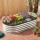 Green Fingers Raised Garden Bed Galvanised Oval Metal Planter 150x70x30cm Large Silver Outdoor Bed (0.5mm)
