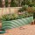 Green Fingers Oval Raised Garden Bed 240x60x45cm Galvanised Steel Rust Resistant Green Planter Box 0.5mm