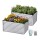 Green Fingers 2-in-1 Modular Galvanised Raised Garden Bed 240x80x60cm Rust Resistant Large Planter Box
