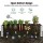 Green Fingers 2-in-1 Modular Galvanised Raised Garden Bed 240x80x60cm Rust Resistant Large Planter Box
