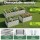 Green Fingers 2-in-1 Modular Galvanised Raised Garden Bed 240x80x60cm Rust Resistant Large Planter Box