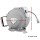 Green Fingers 10M Retractable Water Hose Reel with Auto Rewind, 9-Setting Spray Gun, UV-Resistant PVC, 180° Swivel Mount