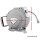 Green Fingers 20M Retractable Water Hose Reel with Auto Rewind, UV-Resistant PVC, 9-Setting Spray Gun, 180° Swivel Mount