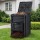 Gardeon 300L Heavy-Duty Tumbling Compost Bin Black Dual-Chamber Fast 6-8 Week Aeration System 300L Compost
