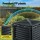 Gardeon 300L Heavy-Duty Tumbling Compost Bin Black Dual-Chamber Fast 6-8 Week Aeration System 300L Compost