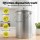 Gardeon 6L Stainless Steel Kitchen Compost Bin Countertop Caddy Ventilated Lid Odour Control Silver Matte