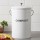 Gardeon 6L Kitchen Compost Bin White Ventilated Lid Countertop Metal Caddy Odour Control Durable Handle