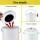 Gardeon 6L Kitchen Compost Bin White Ventilated Lid Countertop Metal Caddy Odour Control Durable Handle