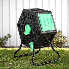 Gardeon 65L Compost Bin Rotating Tumbler with Aeration System Pest Proof Outdoor Composter 65 Litre Composting Gardeon 65L Compost Bin Rotating Tumbler with Aeration System Pest Proof Outdoor Composter 65 Litre Composting