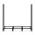 Gardeon 120cm Firewood Rack Black - Heavy-Duty Steel, 3 Sizes, Ventilated Design, 200kg Capacity, Includes 4 Tools
