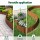 Green Fingers 10ft Flexible Metal Garden Edging Corrugated Cold-Rolled Steel Rust Lawn Border 300x25.4cm