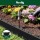 Green Fingers Flexible Garden Edging 10 x 2027cm Black Polypropylene with Nails for Lawn Borders and Paths