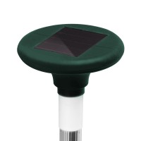 Gardeon 20-Piece Solar LED Snake Repeller Set, Heavy Duty ABS, Ultrasonic, Weatherproof, Chemical-Free, for Garden Use