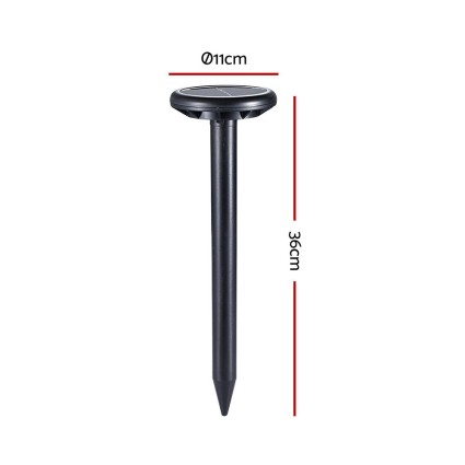 Gardeon Snake Repeller 10X Ultrasonic Solar Powered, Weatherproof, Safe, Humane, Zero Operating Cost, 706m² Coverage