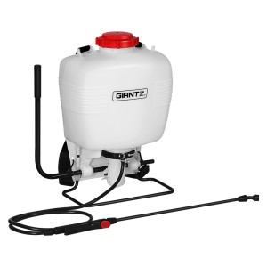 Giantz 15L Backpack Weed Sprayer, 4 Nozzles, Stainless Steel Lance, Anti-Spill Lid, Adjustable Straps, 1-Year Warranty