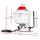 Giantz 15L Knapsack Backpack Garden Sprayer - 145psi Stainless Steel Lance, 4 Nozzle Heads, Anti-Spill Lid, Red/White
