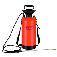 Giantz 7L Weed Sprayer: Portable Pressure Garden Sprayer with Shoulder Strap, Shut-Off Valve, and 6.2M Spray Reach