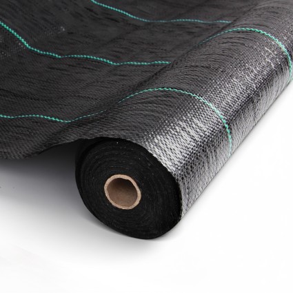 Instahut 2x50m Weed Mat 110GSM - Heavy-Duty, UV-Resistant, Porous Design for Effective Weed Control & Soil Health