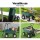 Gardeon Garden Cart Dump - 270kg Capacity, 75L, Rust Resistant, 85° Tip, Pneumatic Tyres, Green - Ideal for Heavy Loads