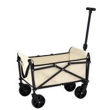 Gardeon Foldable Garden Cart: Steel Frame, Oxford Cloth, 360° Wheels - Perfect for Camping, Beach, Gardening & Shopping