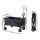 Gardeon Folding Garden Cart: Black Steel Frame, Oxford Cloth, All-Terrain Wheels, 73x49x65.5cm - Perfect for Outdoors