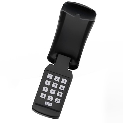 LockMaster Universal Wireless/Wired Keypad for Gate Openers, 64-User Support, IP55 Water-Resistant, LED Backlight