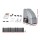 LockMaster 4M 800KG Solar Gate Opener Kit with Safety Stop, Auto-Close, 3 Remotes, IP44 Weather-Resistant Control Box