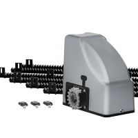 LockMaster Solar Sliding Gate Opener Kit - 800KG Capacity, 6M Length, Auto-Close, Obstruction Detection, Remote Control