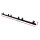LockMaster Heavy Duty Sliding Gate Opener Rack Kit - 4x1M Nylon-Reinforced Steel Core, Ultra-Quiet, Black, Easy Install