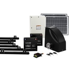 LockMaster Solar Gate Opener Kit 40W, Automatic Sliding, 600KG Capacity, 6M Length, Eco-Friendly, Remote Control