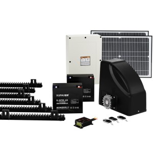 LockMaster Solar Gate Opener Kit 40W, Automatic Sliding, 600KG Capacity, 6M Length, Eco-Friendly, Remote Control