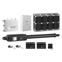 LockMaster Solar Gate Opener 600KG 40W - Automatic, Remote-Controlled, Weatherproof with Safety Features & Warranty