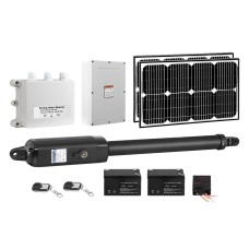 LockMaster Solar Gate Opener 600KG 40W - Automatic, Remote-Controlled, Weatherproof with Safety Features & Warranty