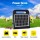 Giantz 5km Solar Electric Fence Energiser, 0.3J, IPX6 Water-Resistant, 7KV Output, 6V Battery, Easy