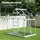 Green Fingers Aluminium Polycarbonate Greenhouse 3.1m x 1.9m x 2.0m with Lockable Door and Gutter System